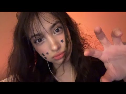 ASMR Close Up Face Scratching & Hair Brushing for Sleep
