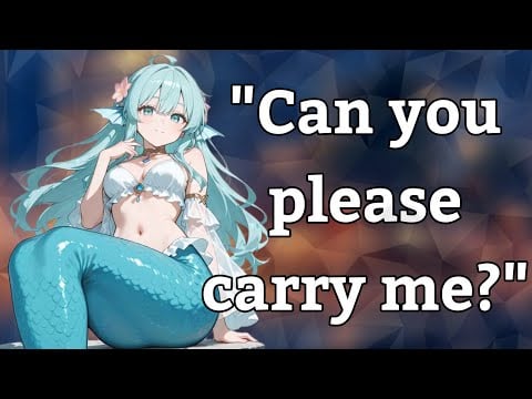 {Asmr} Confessing to a bratty mermaid in the rain [f4a] [teasing] [coworkers to lovers]