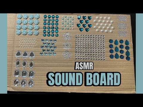ASMR SOUND BOARD🦋🩵 (scratching, counting & more!) 