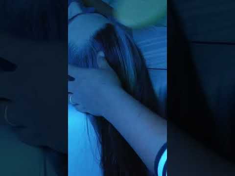 ASMR Hair brushing - I Brush his hair until he falls asleep 😴 #asmr #asmrsounds  #brushing