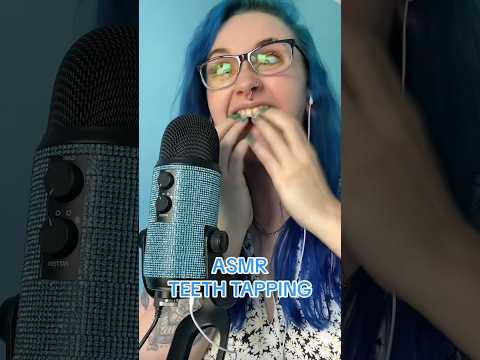 ASMR TEETH TAPPING 😌 #tapping #shorts #asmrteethtapping #asmr
