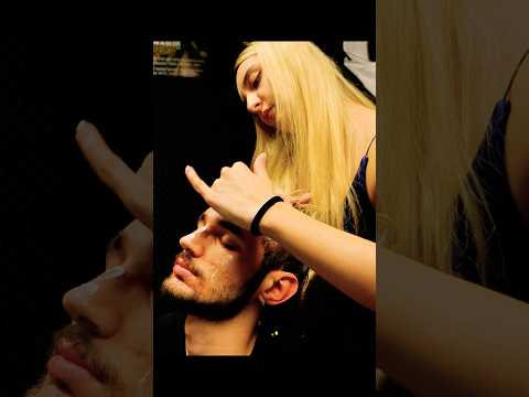 HEAD MASSAGE 🌙 BARBER ASMR #Shorts #asmrmassage #sleeptriggers