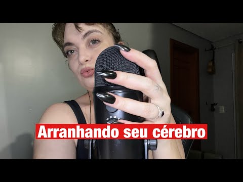 ASMR UNHAS NO MICROFONE 
