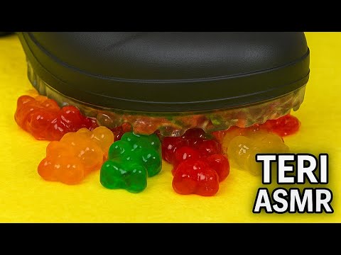 [Teri ASMR] Squishing Gummy Bears in Wellies – Satisfying Sticky ASMR You Didn’t Know You Needed! 💤