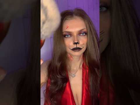 ASMR PURRING 🐈‍⬛ #ASMR #shorts #shortsfeed #purr #catgirl #halloween #relaxing #short #asmrsounds