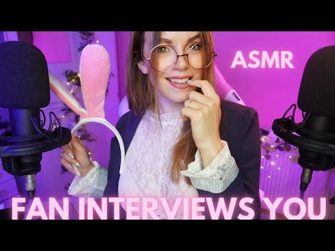 ASMR FLIRTY FAN INTERVIEWS THE MOST FAMOUS YOUTUBER