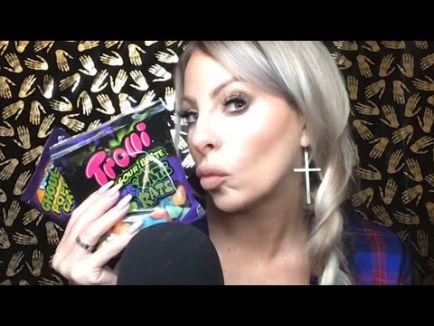 ASMR Halloween 👻 Fun Facts And Snacks (Pop Rock Candy/ Mochi)