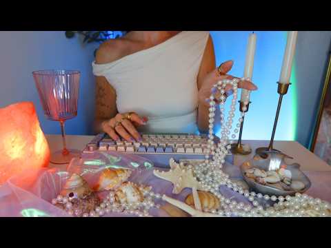 ASMR Event Planner Consult 🐚 💙 Soft Spoken 🧜‍♀️ Thocky Keyboard, Party Decor & Relaxing Sounds
