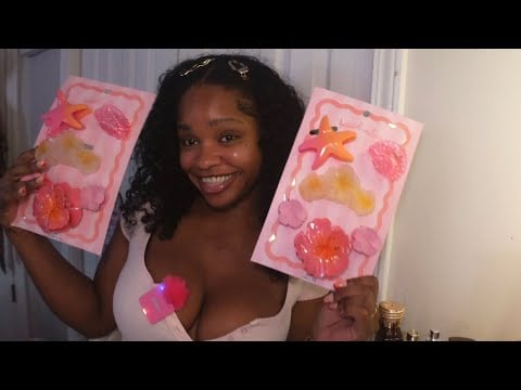 ASMR Shopping & Try On Haul W Chewing Gum