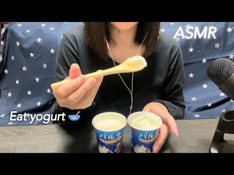 【ASMR】耳の奥まで、スプーンで奏でる、とろ～り癒しの時間☺️ A thick healing time that plays with a spoon to the back of the ear