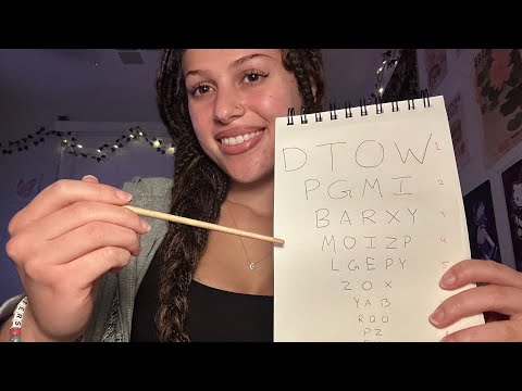 Lofi ASMR | Cranial nerve exam! (with random items)