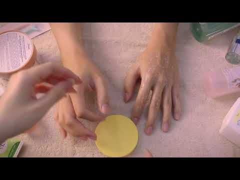 ASMR chăm sóc da tay , tẩy da chết, dưỡng ẩm, massage tay,...