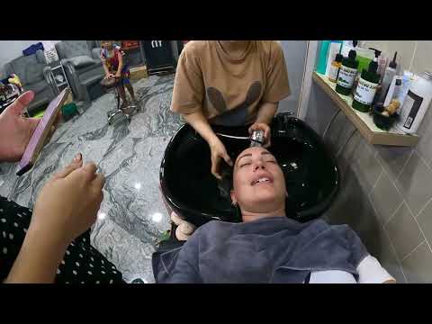 Lavado de cabello y masaje en rostro en Saigon, Vietnam 💆🏼‍♀️ *ASMR extremadamente relajante*