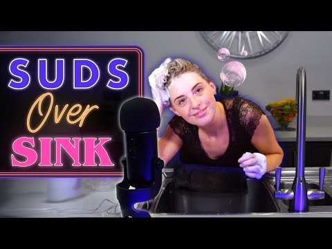 [ASMR] Suds / Hair Wash / Bubbles / Hair over sink / Hair Dunk !!!