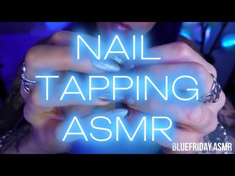 Nail Tapping ASMR🩵(No Music)