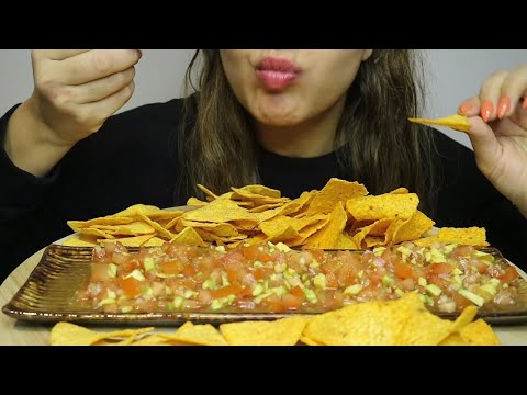 ASMR CEVICHE / CHILI NACHO & SWEET CHILI DORITOS / CRUNCHY / no talking / CREMA ASMR #asmr #mukbang