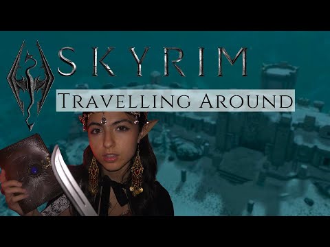 ASMR || Travelling across Skyrim (2 HOURS GAMEPLAY)