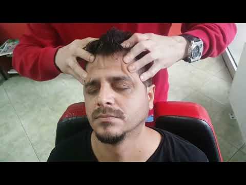 ASMR TURKİSH BARBER HEAD NECK BACK AMR EAR FACE MASSAGE THERAPY