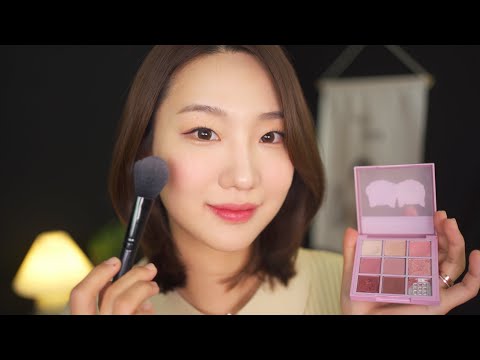 [ASMR] 달그락달그락 화장품 소리만 들리는 노토킹 데일리 메이크업 | 자막 있어요 🥰