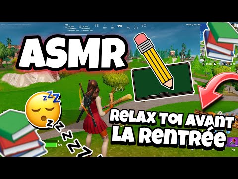 ASMR Français • POUR T’AIDER AVANT LA RENTRÉE 😴💤 (je te détend et te rassure 🫶)