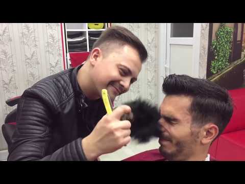 ASMR TURKISH BARBER MASSAGE(Razor Hair Cut, Shoulder Massage, Neck Massage, Head Massage)