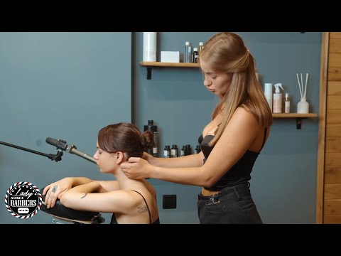 Whispered Serenity ASMR Massage by Barber Lady Olga