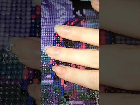 ASMR DIAMOND ART SCRATCHING #asmr #relax #asmrsounds #tingles