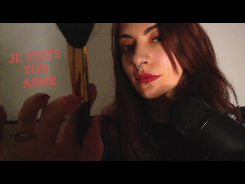 ❤ 😴 ASMR FRANÇAIS | JE TESTE TON ASMR | CHUCHOTEMENT | BRUSHING 😴❤