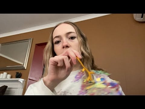 asmr follow my eyes closed and opened instructions (soft spoken, lofi)