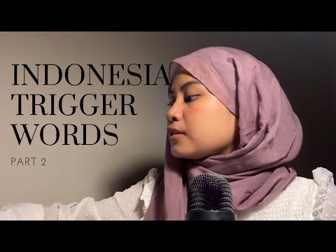 ASMR INDONESIA Trigger Words PART 2 | Whispering, Mouth Sounds, Spoon Triggers
