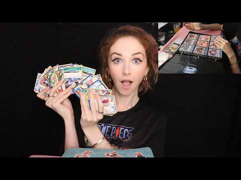 Opening and Organising 400 One Piece Cards ASMR