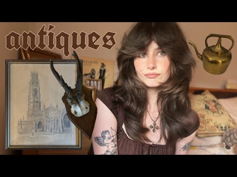 ASMR antique haul 🕯️soft whispering