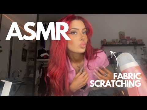 ₊˚⊹♡ ASMR - FABRIC SCRATCHING ON MY OUTFIT