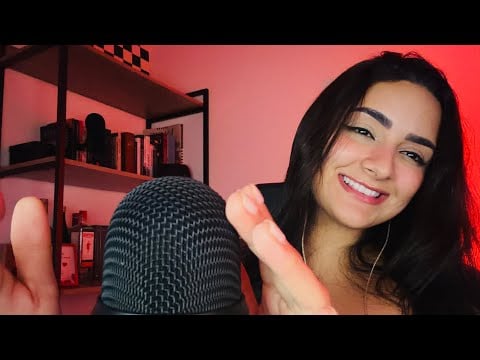ASMR Atenção Pessoal Binaural para DORMIR RÁPIDO 😴 (Sons de Boca, Hand Movements & Tingles)
