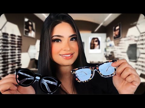 ASMR:ÓTICA TE AJUDANDO A ESCOLHER SEU ÓCULOS! 👓