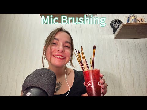 🌙ASMR - Mic brushing !🌙