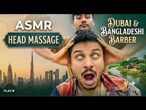 😱 ASMR | Anik's SUPER Relaxing Head Massage in Dubai 🇦🇪 | I Nearly Fell Asleep! 🫠💆‍♂️