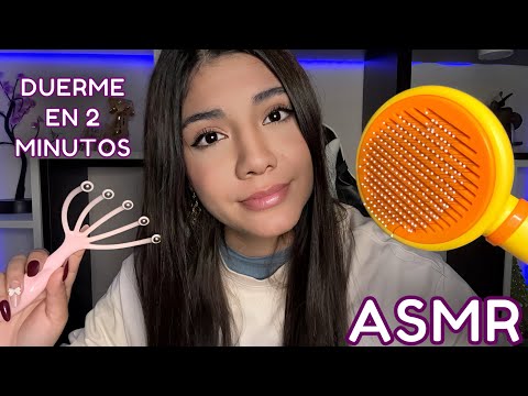 ASMR español / DUERME en MENOS de 2 MINUTOS CON MI ATENCIÓN PERSONAL / Mimos en tu carita