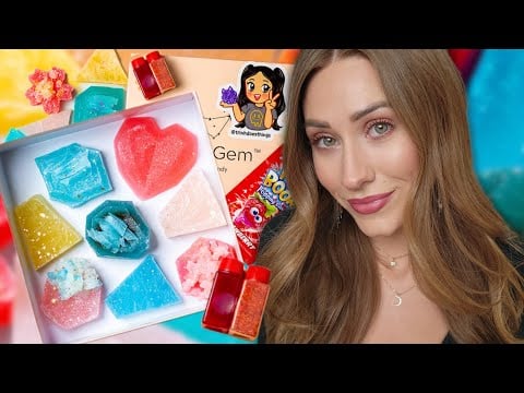 ASMR | 🍉 Trying Edible Crystals with Chamoy, Watermelon Polvo & Popping Candy! 🤤🍭 *Mukbang*