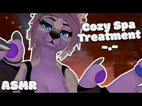 [Furry ASMR] Cozy Wolf Spa For Deep Sleep 💜 (Relaxing Roleplay)