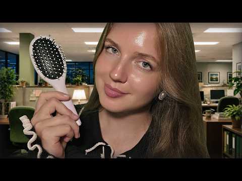 АСМР Ухаживаю за Тобой в Офисе • ASMR Taking Care of You in the Office
