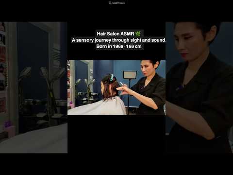 Hair Salon ASMR: Visual and Auditory Activation # Digital Setting Perm for Bouncy and Long-lasting C