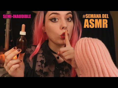 Susurros semi-Inaudibles con el gotero | SEMANA DEL ASMR