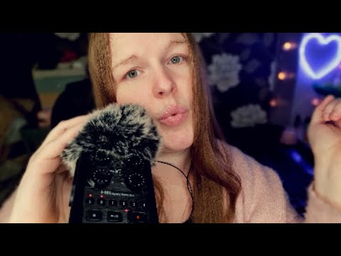 ASMR | Fluffy Mouth Sounds, Whispering✨