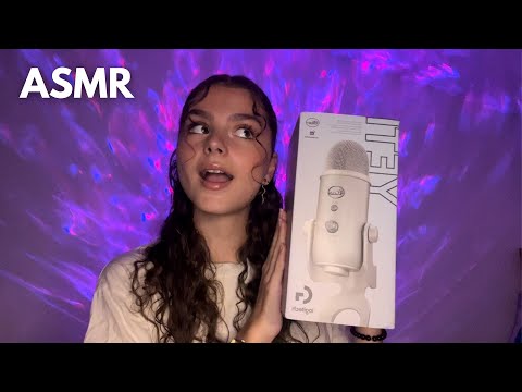 ASMR - Nouveau Micro (blabla + triggers)