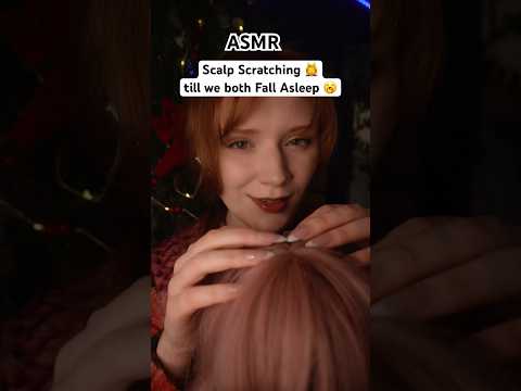 3 min ASMR to fall asleep💆‍♀️Scalp scratching, Hair Playing 🥱