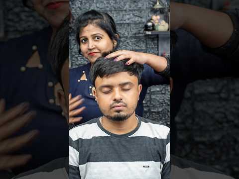 Eyes Closed, Mind Relaxed - Chaitali Di Special Champi Massage ASMR #shorts
