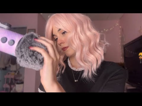 ASMR scalp massage w/ fuzzy mic cover