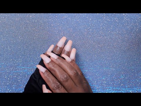 Soft Peachy ASMR Nails