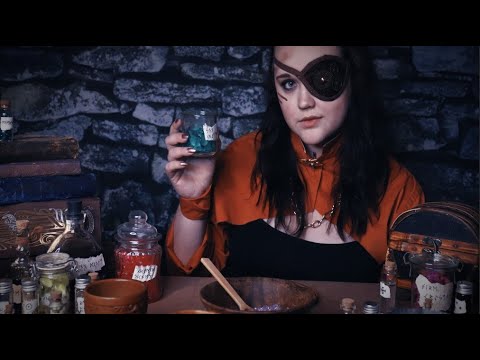 ASMR Fantasy | Alchemist Shop | Magic Shop Ambiance, ASMR Medieval Roleplay